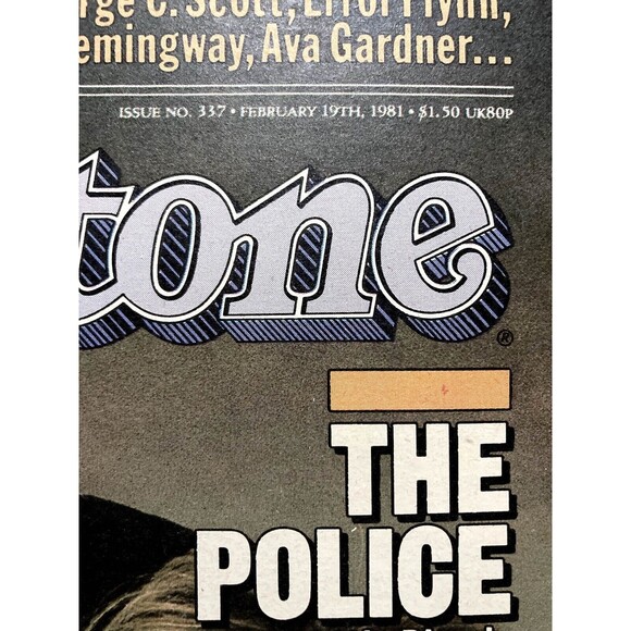 Rolling Stone Magazine No. 337 • The Police • Feb 1981 • John Huston - Picture 3 of 8